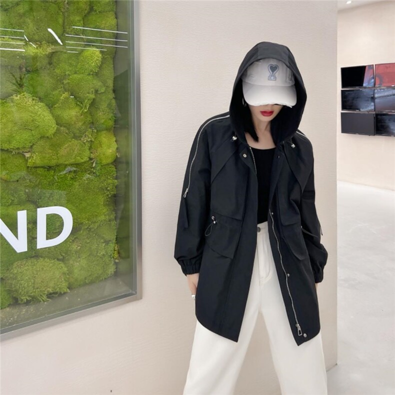 风衣外套，女装风衣，MZ 慕姿