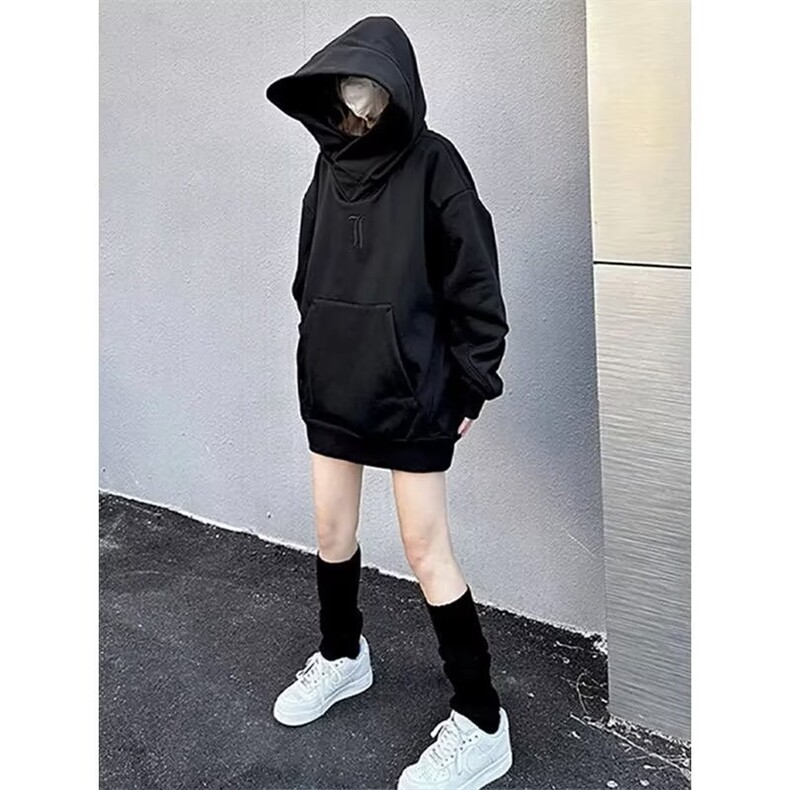 社恐i人忍者堆堆领卫衣男连帽冬美式加厚重磅WLT011-P38加绒45,男装卫衣,星座1008