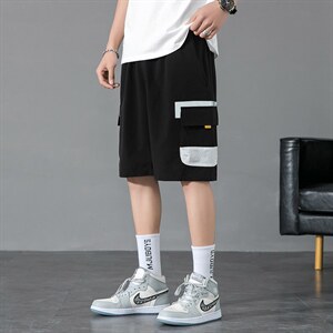 1夏季短裤男五分裤工装口袋男潮流短裤A210-K905-P35图片