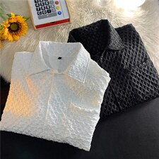 长袖衬衫男港风日系春季韩版潮流帅气衬衣CT106P48，男装衬衫，星座1116-2