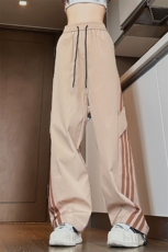 2025春季新款女模大码美式织带冲锋裤M-5XHK24681-特P35，男装休闲裤，电商A022