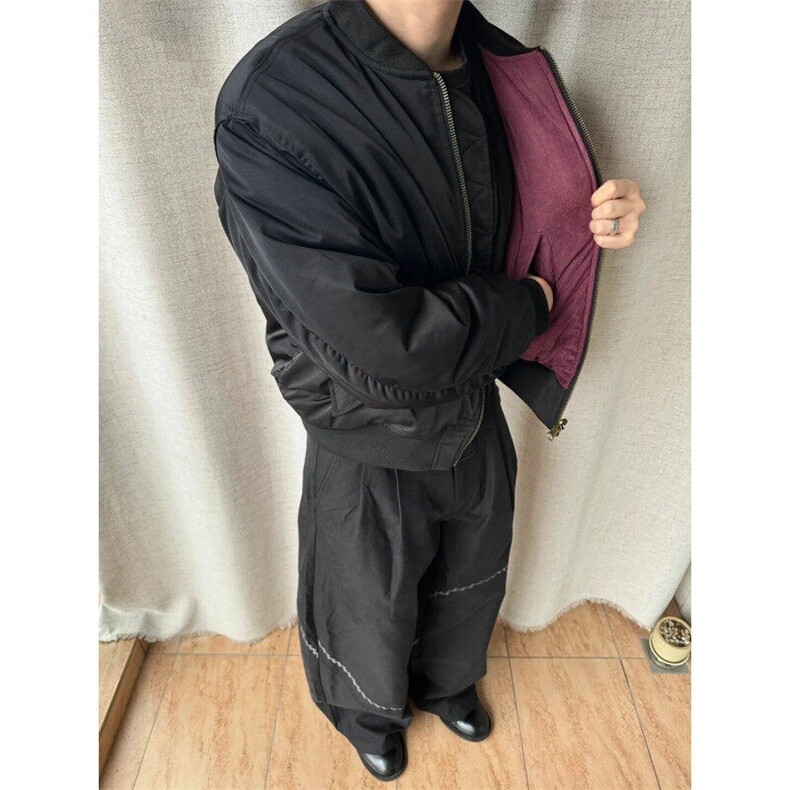 【有货】MF323ZZ-特95短宽bomber双面穿飞行夹克cleanfit棉服外套图片