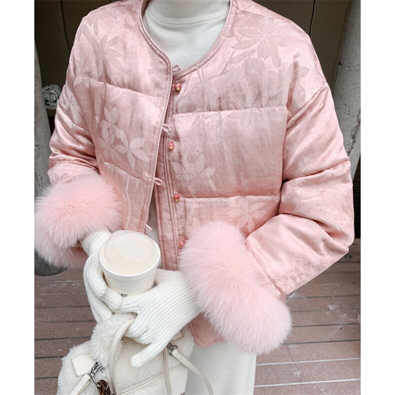 现货新款风真狐狸90白鸭绒羽绒服外套P355-K478,女装羽绒服,2C299