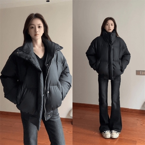 直播现货原版高品质冬季美式帆布皮棉服立体纹理加厚棉衣外套图片