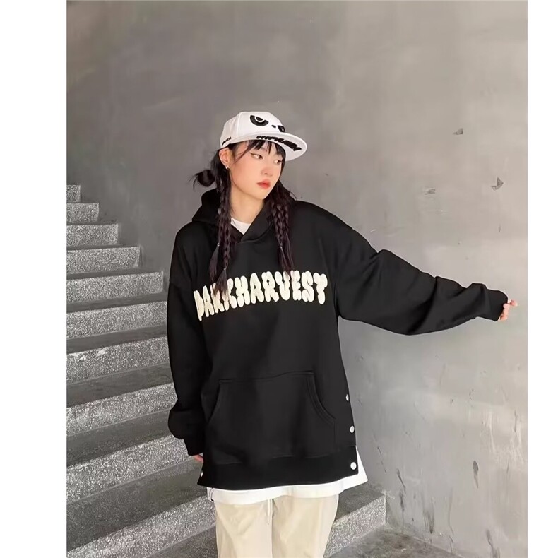 美式连帽小众设计感女卫衣2025新款春秋薄款冬季加绒加厚外套,女装短外套,星座1210-1