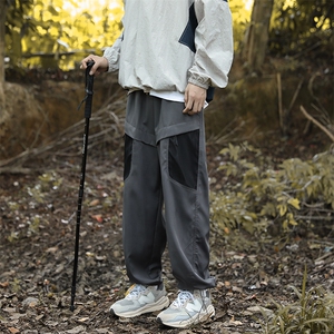 美式潮流机能户外速干工装裤男潮牌宽松直筒冲锋休闲裤 K7325-P40图片