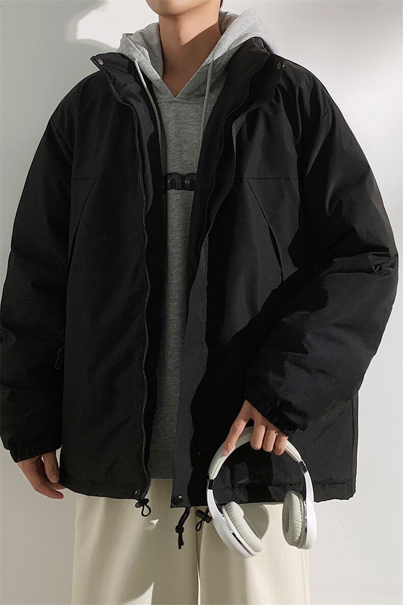 港风2026新品冬季宽松情侣装棉衣棉服冬装加厚外套M8586-P90,男装棉衣,星座717
