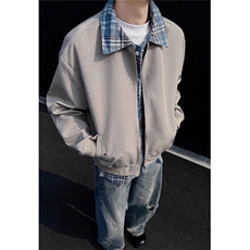 假两件外套男2025春季拼接撞色宽松cleanfit飞行服夹克JY206，男装夹克，星座1116A（原606A-3）