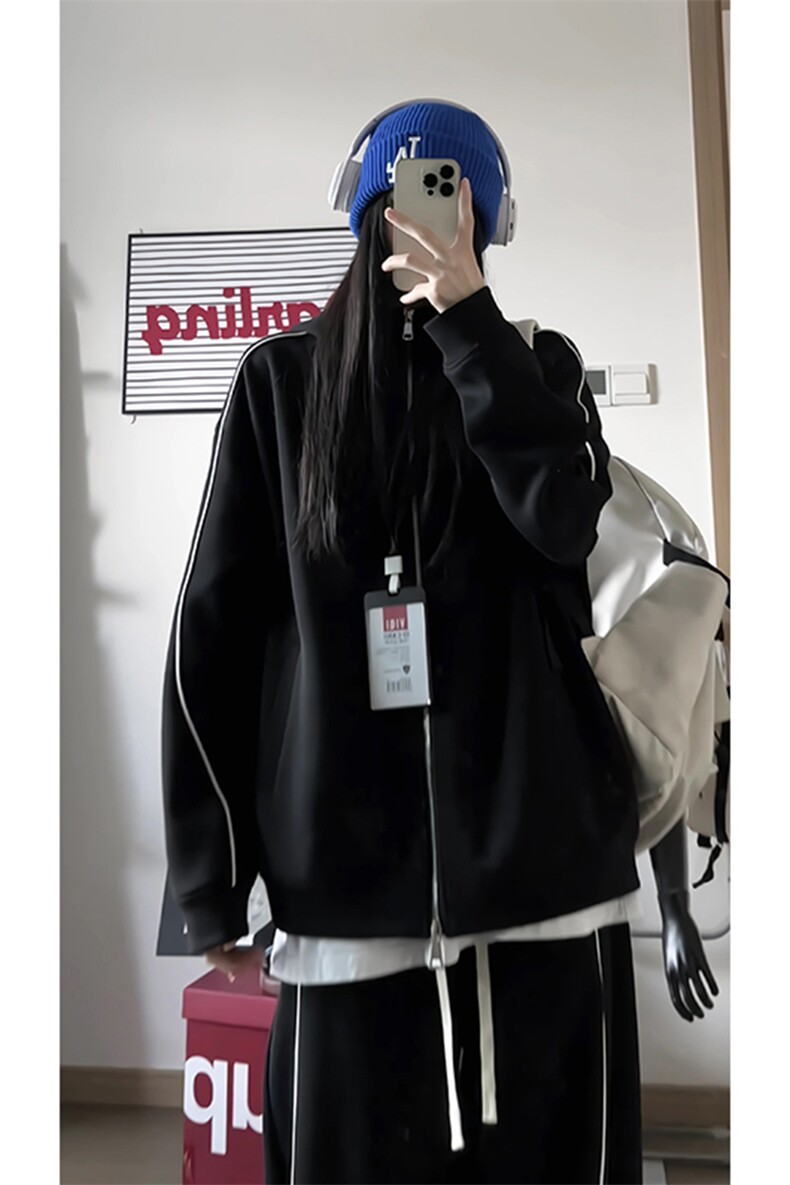 加绒加厚运动服套装W4683JR（加绒）特P60/K8666JR（加绒）特P45,男装休闲套装,电商A007