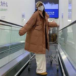 现货，2022新款立领中长款羽绒服歀号8808-P245-K358图片