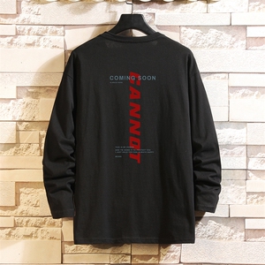 TX3102-P25 纯长袖t恤男大码圆领打底衫体恤上衣服 砖墙挂拍图片