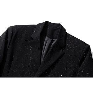 白底成分96%聚酯纤维4%氨纶满天星西服男西装男XF77871P85控138图片