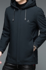 AN9858钱塘2020-3秋冬新款中老年男士商务休闲连帽羽绒服外套P219，男装羽绒服，钱塘207-3