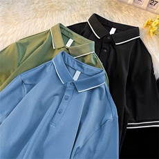 气质短袖POLO衫男士2023夏季新款百搭翻领衣服男生大码t恤GT75P22，男装Polo衫，星座1116-2