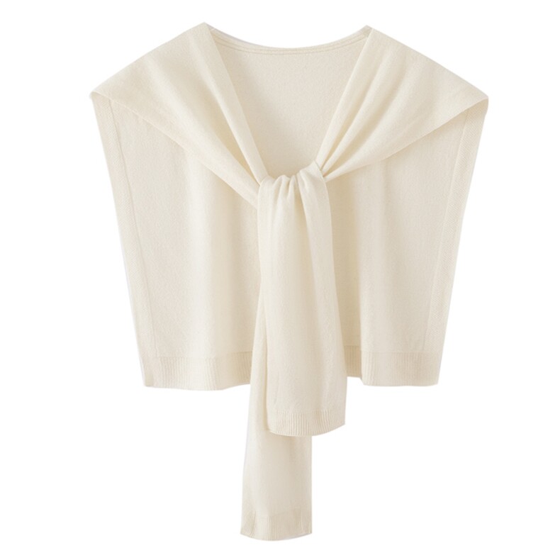 2025年秋季新款百搭女士拼色条纹时尚潮流披肩，披肩，顺禾羊绒