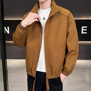 户外夹克男立领纯色上衣冲锋衣外套DSA157B-JK7822-P60图片