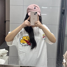 万针全刺绣工艺抖音得物高品质260克重磅纯棉双纱美式高街短袖T恤，男装T恤，电商A486-1
