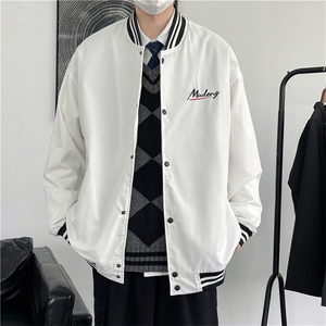 立领棒球服男港风宽松潮流上衣夹克/A338-1 W63 P65图片