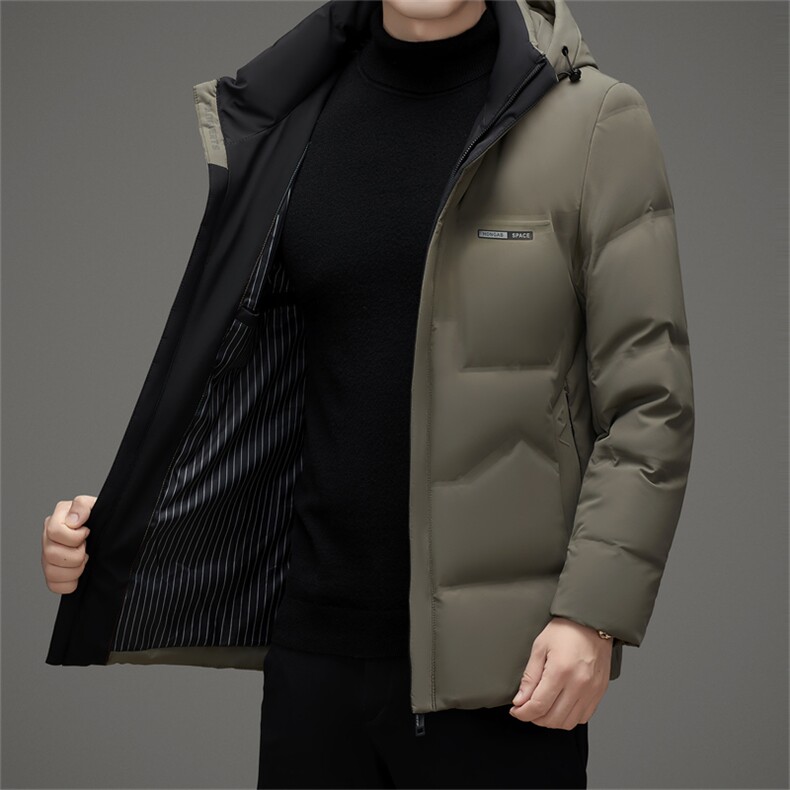 DAJ806钱塘2020-2简约冬季新款百搭时尚休闲中年男士羽绒服P180,男装羽绒服,钱塘207-2
