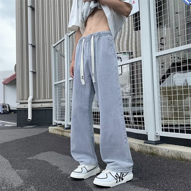 2024美式牛仔裤男款直筒长裤潮N5080P30,男装牛仔裤,星座1116-2