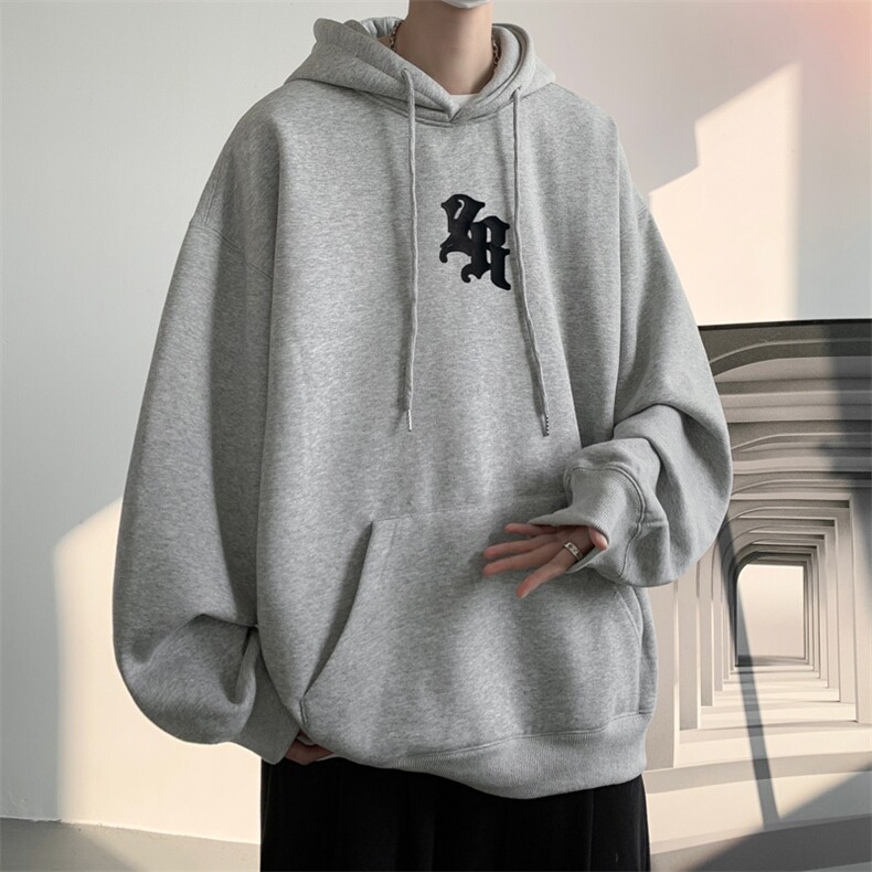 ！发泡印花！连帽圆领卫衣男装港风帽衫男LM119-P35,男装卫衣,电商B367