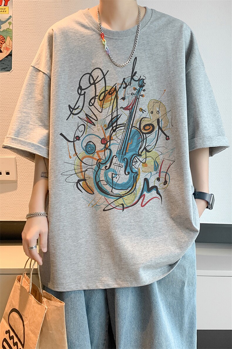 已注册/夏季新款内景港风情侣短袖T恤男潮宽松打底衫DT00589/P25,男装T恤,电商B316