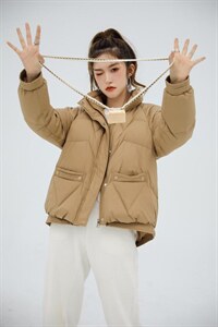 时尚韩版短款羽绒服,女装羽绒服,咔蒂妮