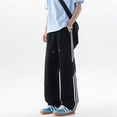 高个子加长男裤子夏季冰丝薄款休闲裤190cm115条纹运动裤KZ048P50，男装休闲裤，电商B312