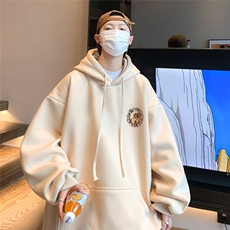 直播360克重磅美式潮牌印花卫衣Y137特P35同步供应华棉品质，男装卫衣，电商A486