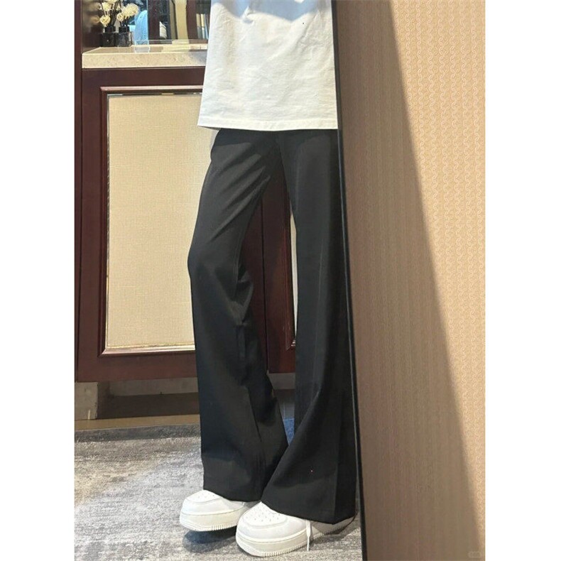 XK33LL-P33cleanfit美式微喇西裤男宽松直筒弯刀休闲裤,男装西裤,星座1007（原301D）