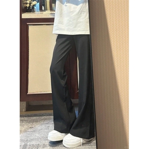 XK33LL-P33  cleanfit美式微喇西裤男宽松直筒弯刀休闲裤图片