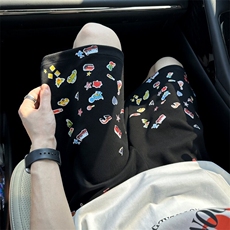 XZ616夏季薄款透气趣味多印花卡通百搭休闲短裤LM119P30控58，男装牛仔裤，星座512A（原616）