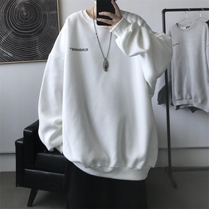 W33 情侣印花圆领秋冬卫衣 常规P28 加绒P38 S-5XL 支持定制图片
