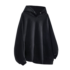 抖音得物重磅420克高品质二开麂皮绒连帽卫衣宽松外套JP001特P33，男装卫衣，电商A486