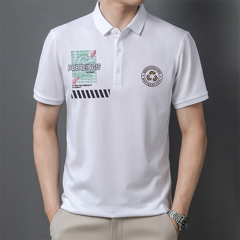 AD1013钱塘2020-3夏季男翻领休闲短袖T恤精品P53,男装T恤,钱塘207-3