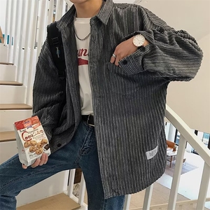 新款休闲男韩版港风潮流百搭宽松外套潮CS97-P34图片