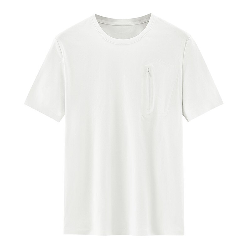 夏季无痕冰丝时尚都市男士休闲百搭T恤，男装T恤，宏恒