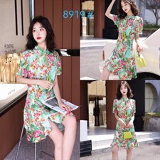 现货夏装连衣裙，女装连衣裙，百衣时尚