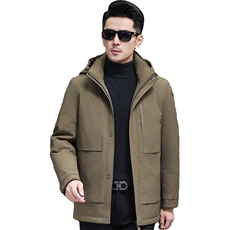 内胆帽子可脱卸实体男士羽绒服主推大货，男装羽绒服，钱塘207-1
