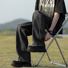 高街美式牛仔裤直筒时尚潮牌宽松男款裤子K760特批-40，男装牛仔裤，星座718-1