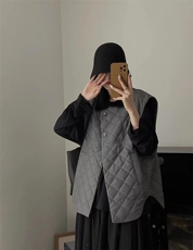 韩版马甲，女装马甲，mo cha dan