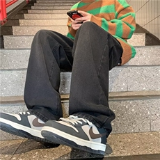 牛仔裤男秋季潮大码休闲裤子高街T1620P46，男装牛仔裤，星座1116-2