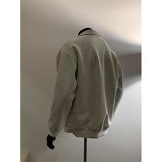 重磅廓形卫衣长袖polo衫翻领内搭打底衫POL0001P50，男装卫衣，星座908