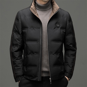 羽绒服男冬季2023年新款中青年男士立领商务休闲上衣厚款保暖外套图片