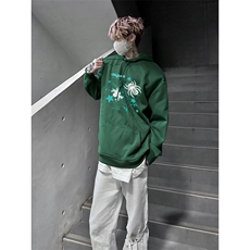 网红蜘蛛连帽卫衣，男装卫衣，星座310A-4