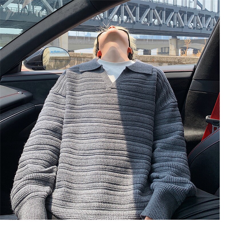 毛衣男秋冬新款港风宽松针织毛衫MYA8-P58,男装针织衫/毛衣,星座214-3