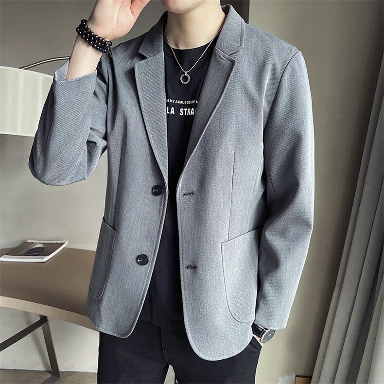 店主风~秋季新款大口袋四色休闲西装外套K350/P105,男装西服套装,电商B331