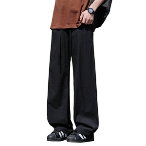 【现货】休闲锦氨面料冰爽透气夏季薄款直筒宽松冰丝阔腿1666-P37图片