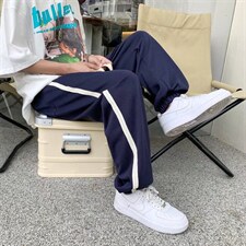 ins超火网红休闲裤男潮牌高街束脚运动裤春夏季九分裤子K1948-p35，女装休闲裤，星座1008-2