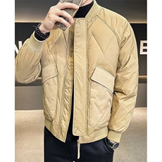 春秋季新款男士立领夹克简约修身棒球服高级工装口袋外套M615，男装夹克，星座1116A（原606A-3）